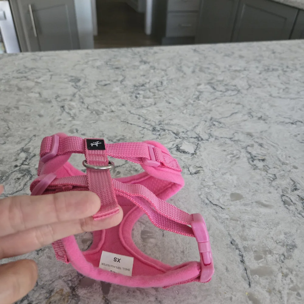 Pink Cat Or Dog Harness